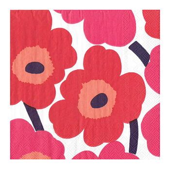 Marimekko Unikko rød lunch
