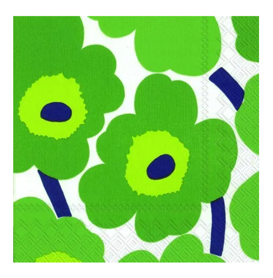 Marimekko Unikko green lunch - 2