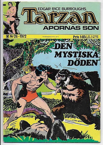Tarzan 1972 Nr 26 VG