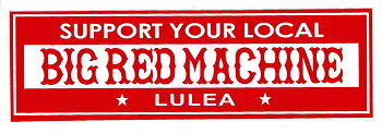 Sticker stor BIG RED MACHINE