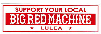 Sticker stor BIG RED MACHINE