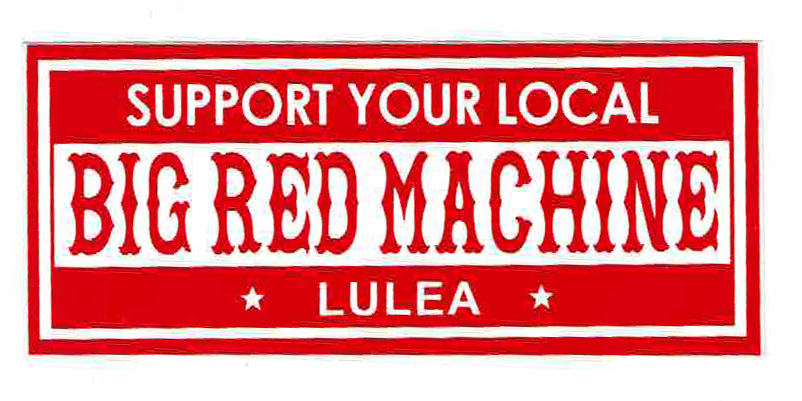Sticker liten BIG RED MACHINE