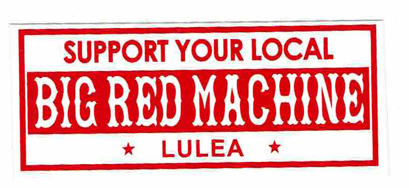 Sticker liten BIG RED MACHINE