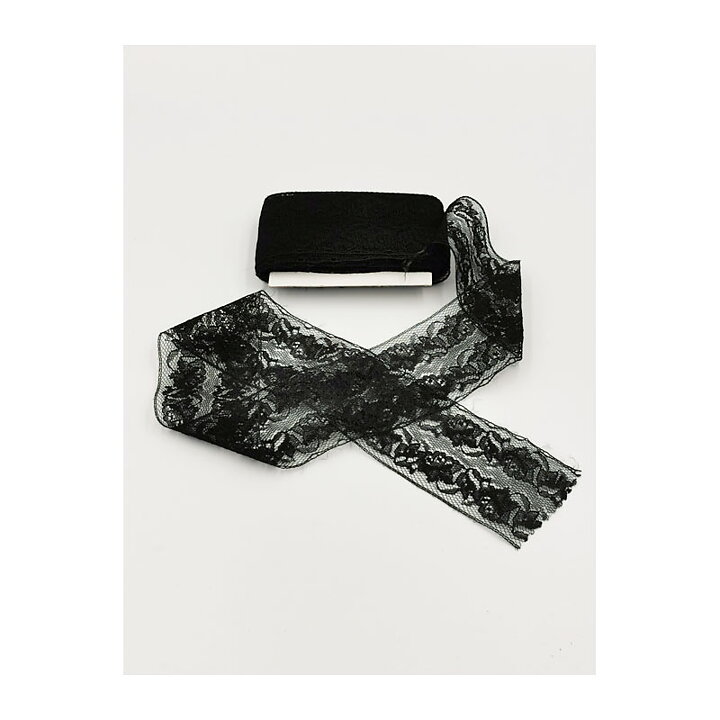 Ribbon Lace - Black