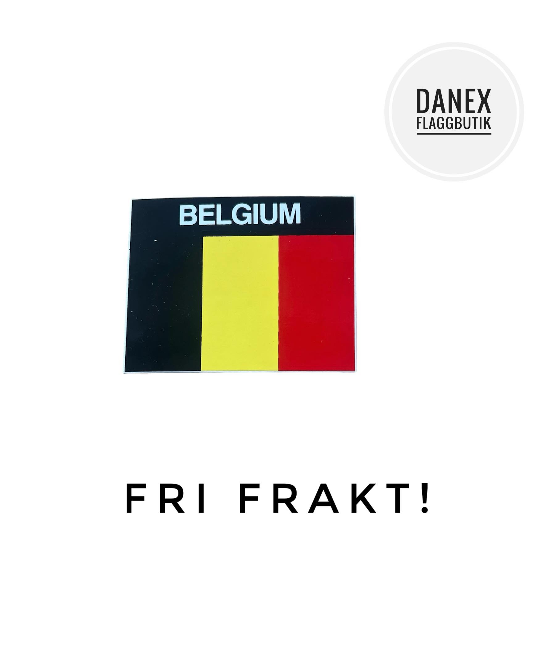 Klisterdekal - Belgien 