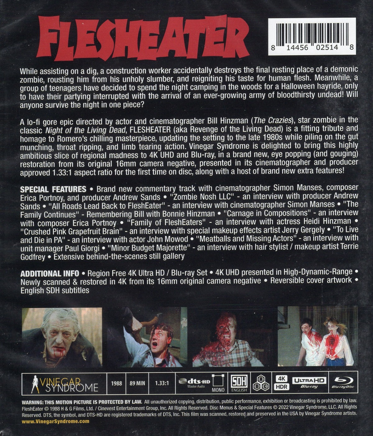 FleshEater (ej svensk text) (4K Ultra HD + Blu-ray) - 2