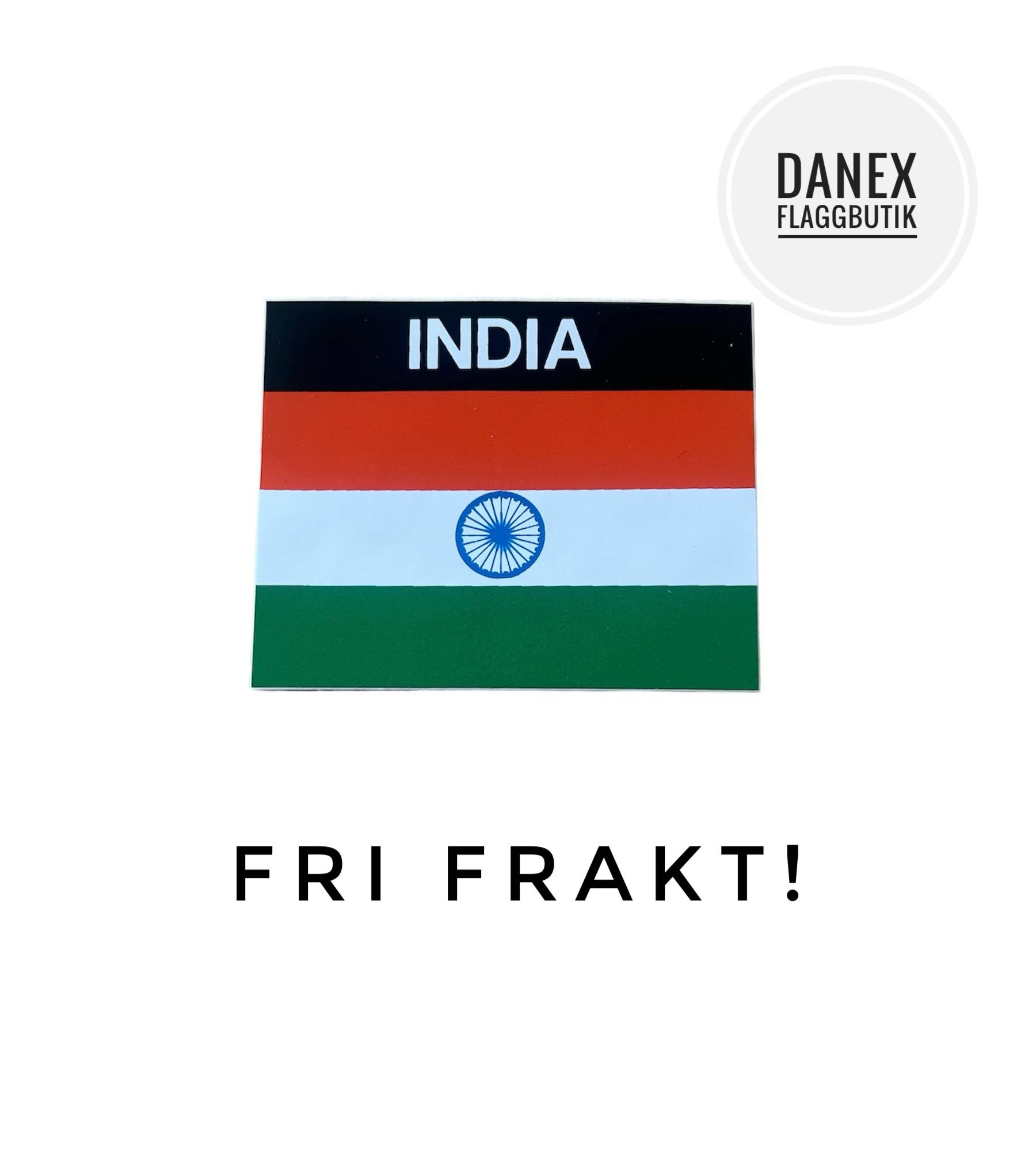 Klisterdekal - Indien 