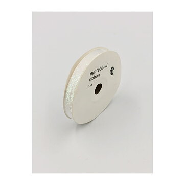 Ribbon Glittering White