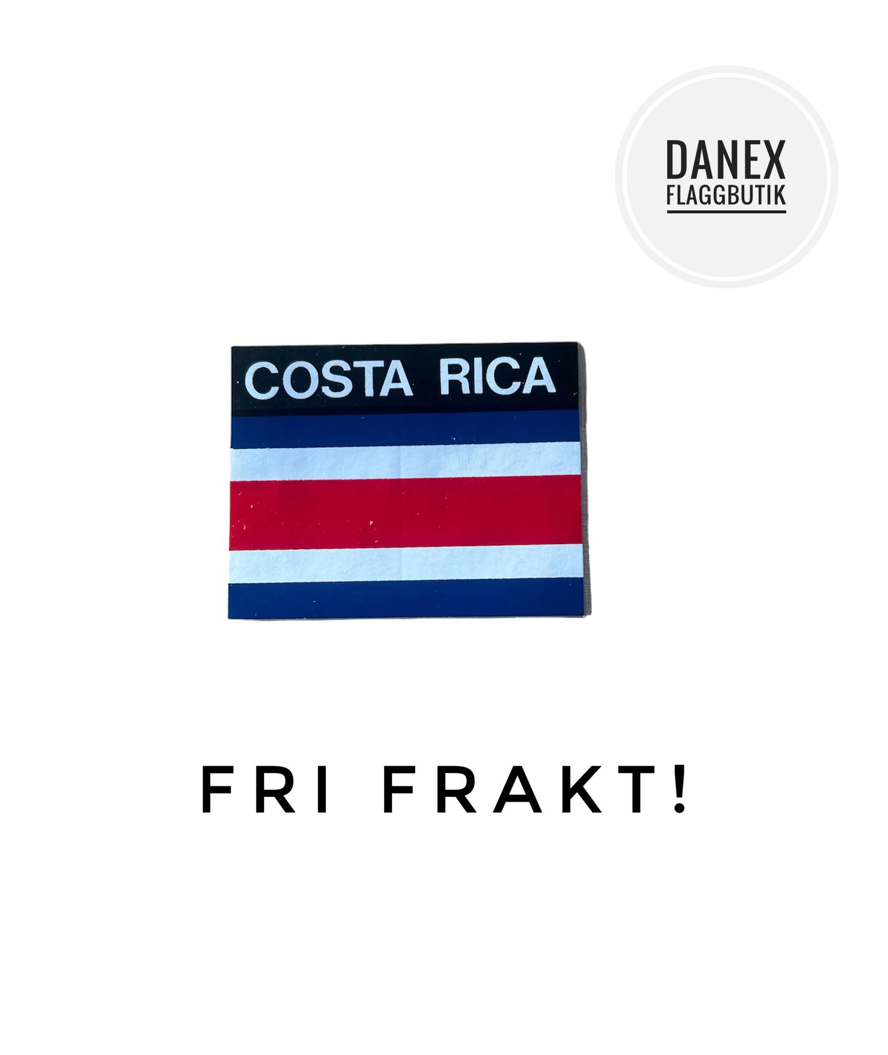Klisterdekal - Costa Rica    
