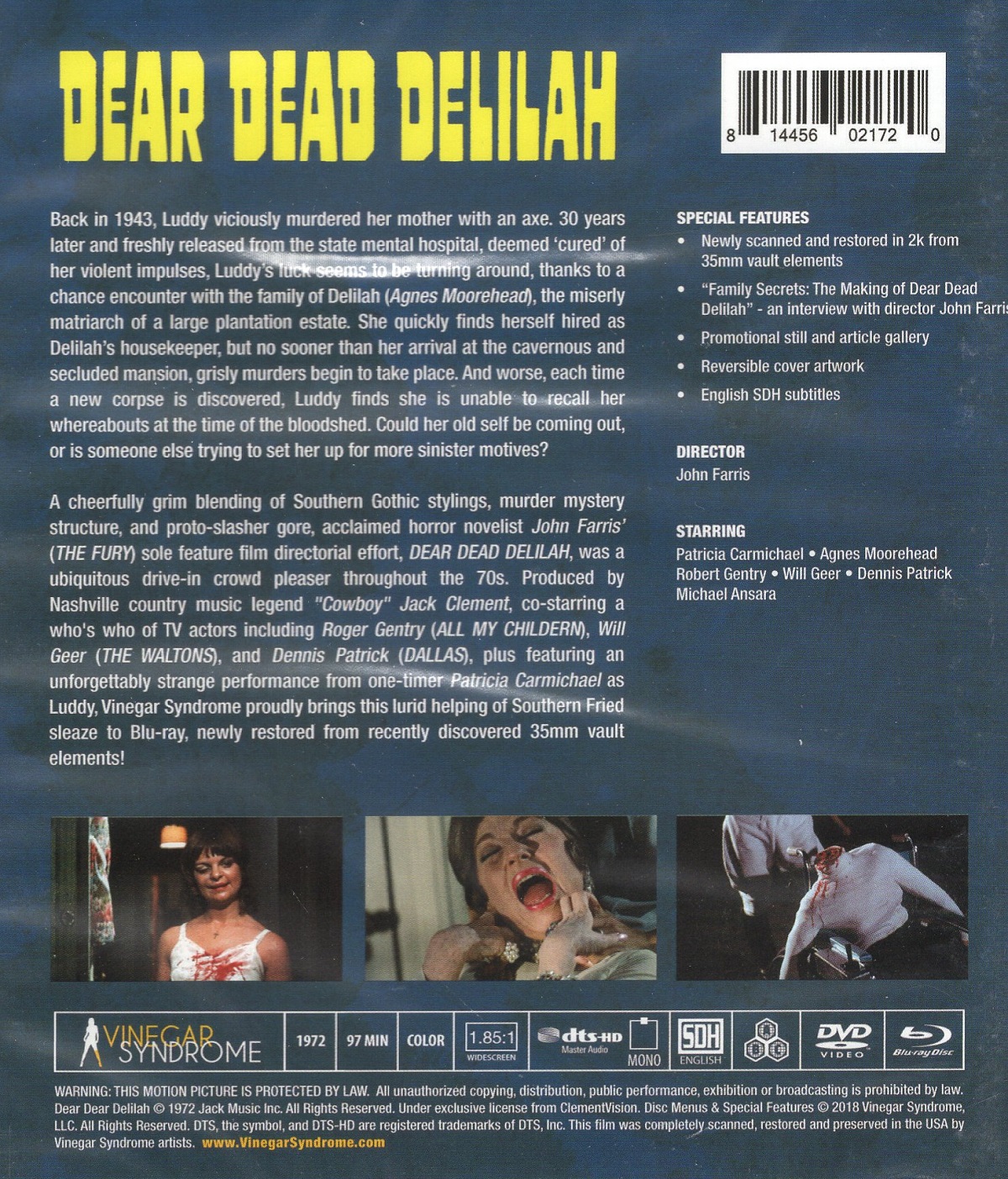 Dear Dead Delilah (ej svensk text) (Blu-ray + DVD) - 2