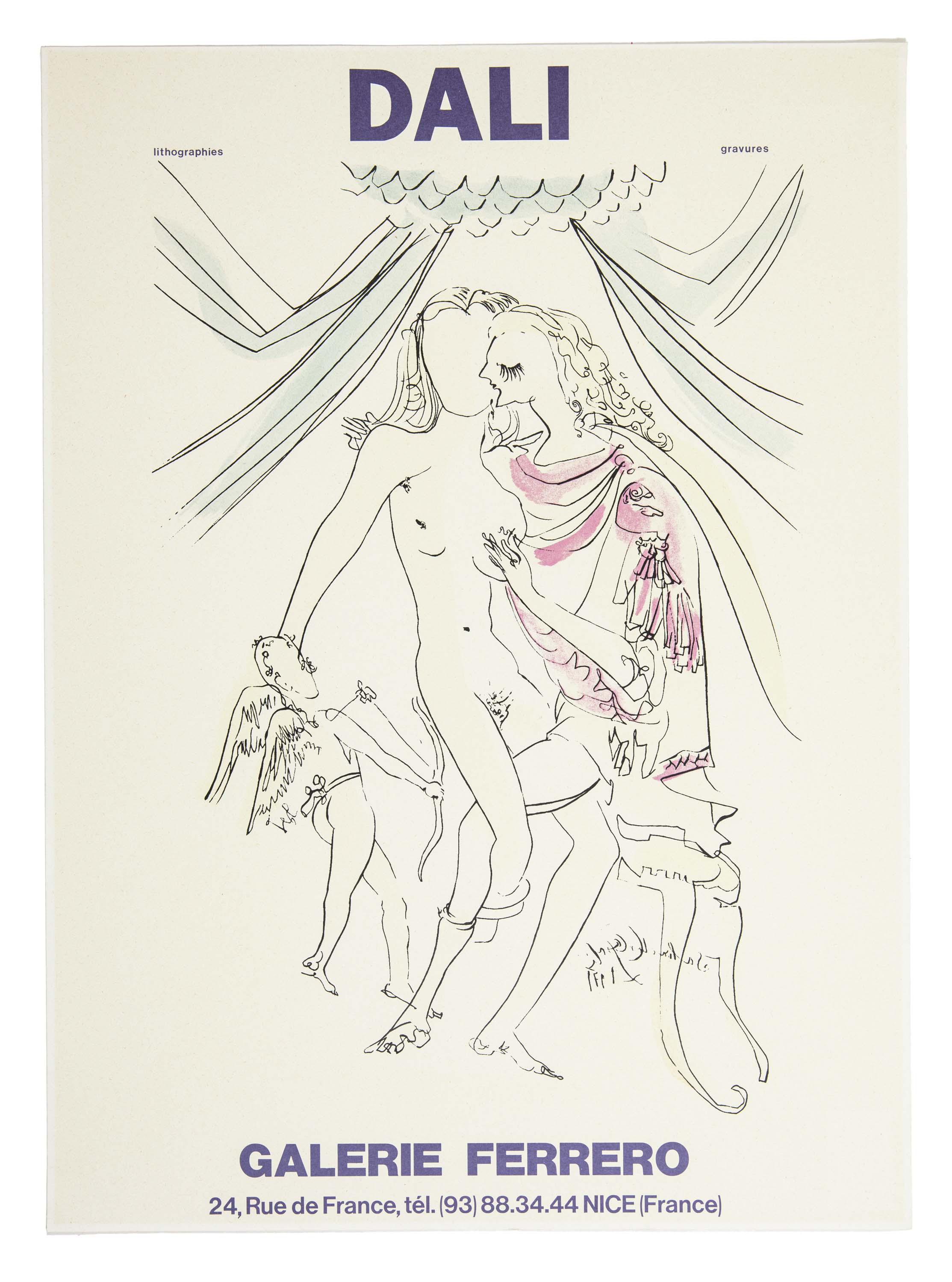 Exhibition lithography - Galerie Ferrero