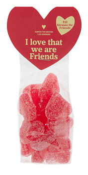 Friends Geléhjärtan - I love that we are friends