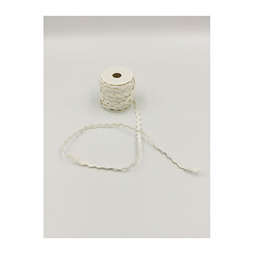 Ribbon Zig Zag - White
