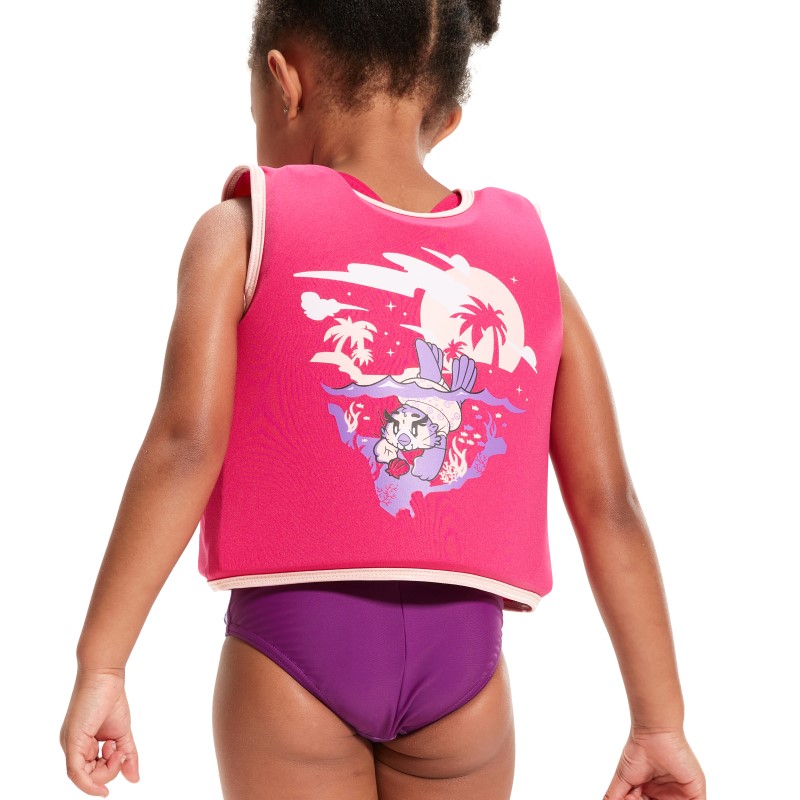 Swimming vest child Character Printed Float Vest pink/purple from Speedo - 3