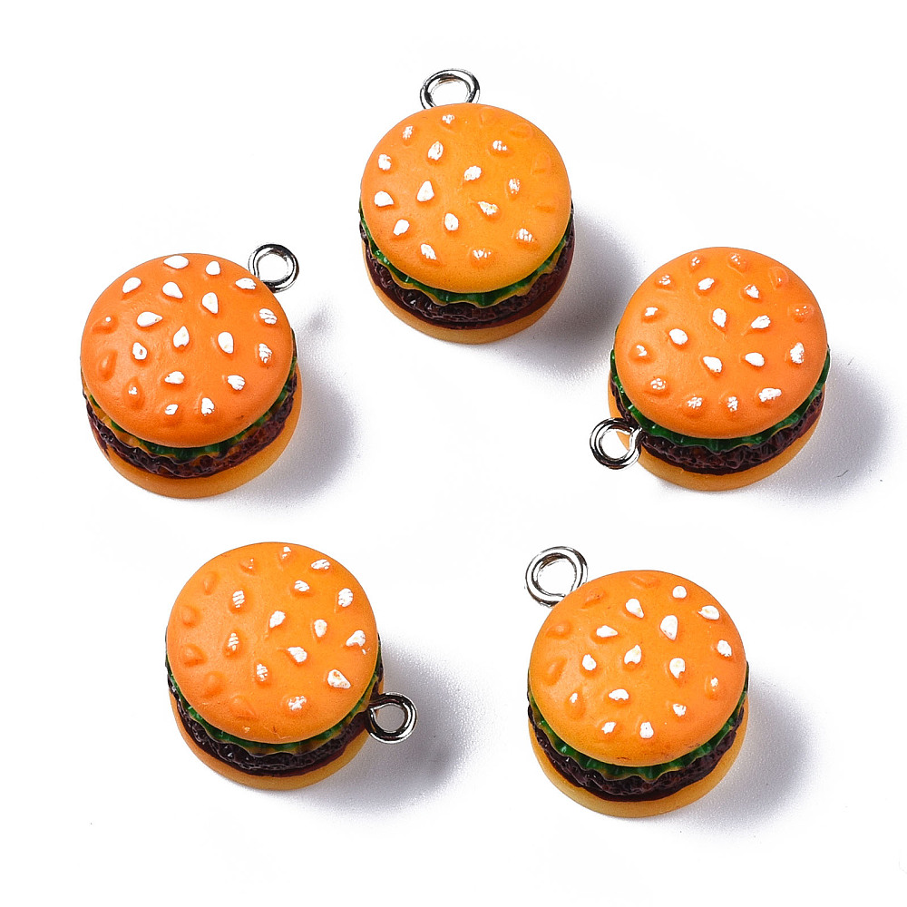 Berlock - Resin, 3D   Hamburgare - 3