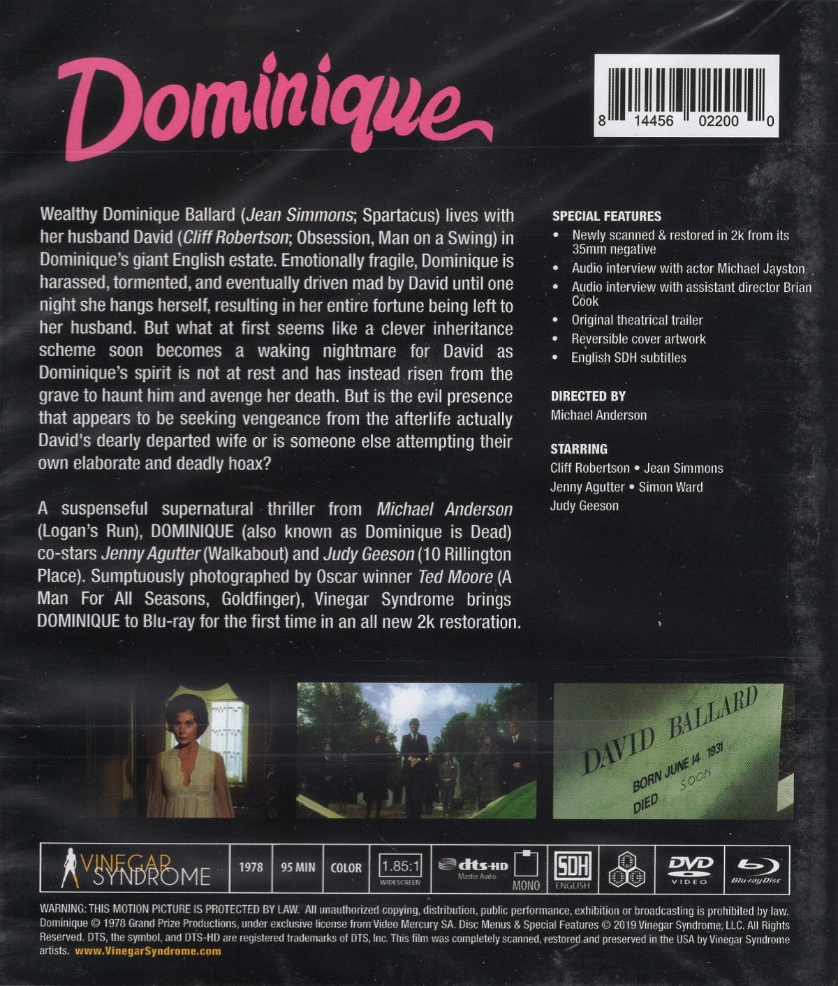 Dominique (ej svensk text) (Blu-ray + DVD) - 2