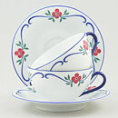 Pia Rönndahl (Sundborn 1993) Two Coffee Cups with Flower Decor 10,5 cm