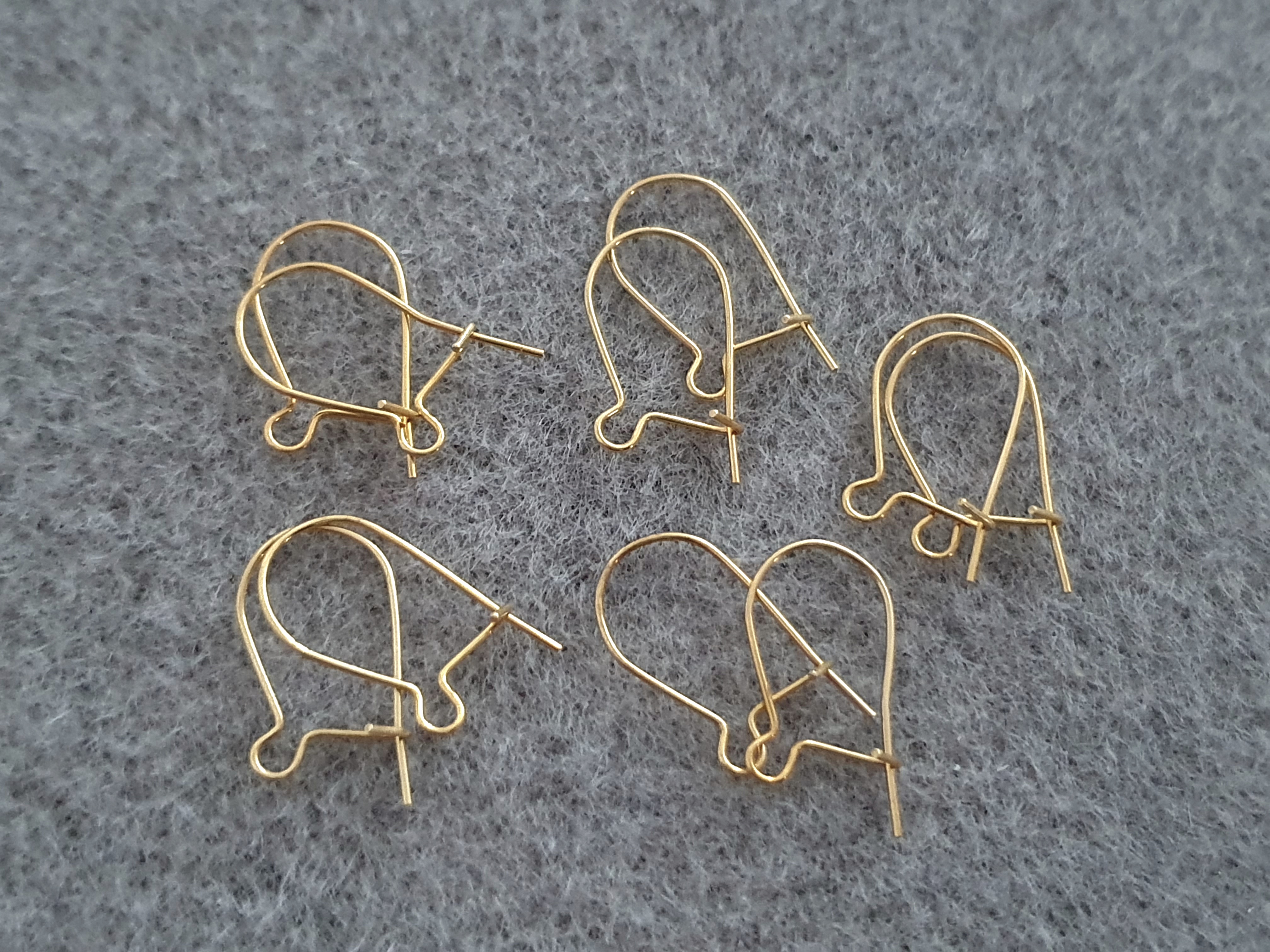 Earhook fg short with closure ca. 15mm ( 0,42mm ) 925-silver 5 pairs/pack Price/pack