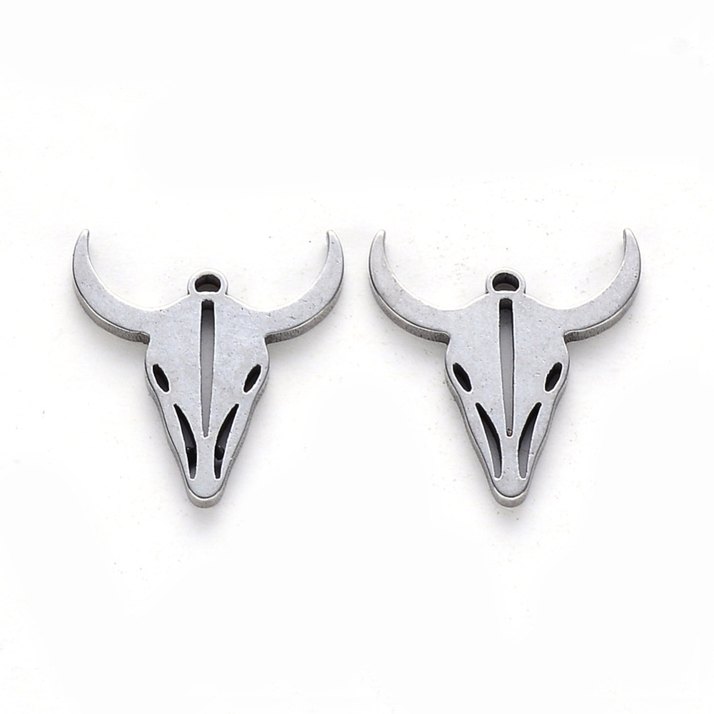 Charm  Stainless steel,  Bull