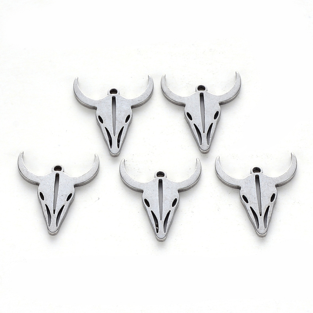 Charm  Stainless steel,  Bull - 2