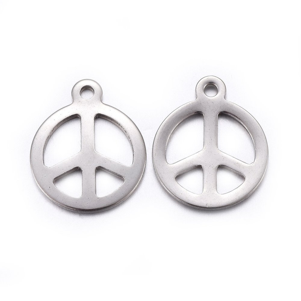 Charm  Stainless steel, Peace