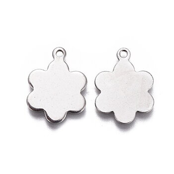 Charm  Stainless steel, FLower
