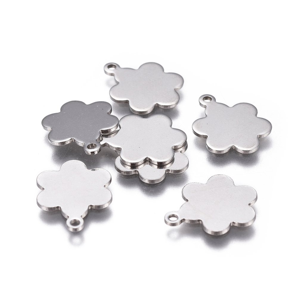 Charm  Stainless steel, FLower - 2