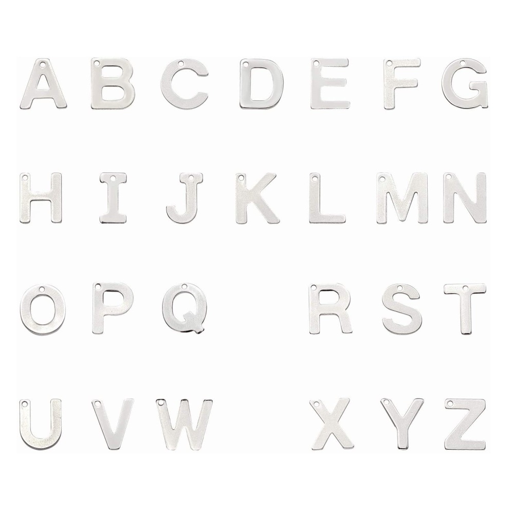 Charm  Stainless steel,  Alphabeth