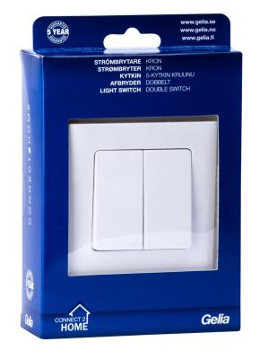Strömbrytare, infälld, Connect 2 Home - 4