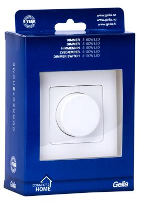 Dimmer för LED, 3-100 W, Connect 2 Home - 4