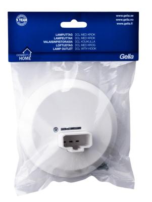 Lamputtag DCL, utanpåliggande, för tak, med krok, Connect 2 Home - 4