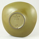 Hjördis Oldfors (Ibiza 1958) Yellow Bowl with Relief Decor 16 cm