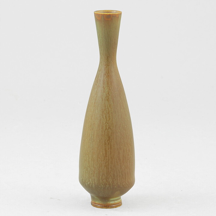 Berndt Friberg (1960s) Unique Green Vase 11 cm