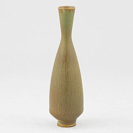 Berndt Friberg (1960s) Unique Green Vase 11 cm