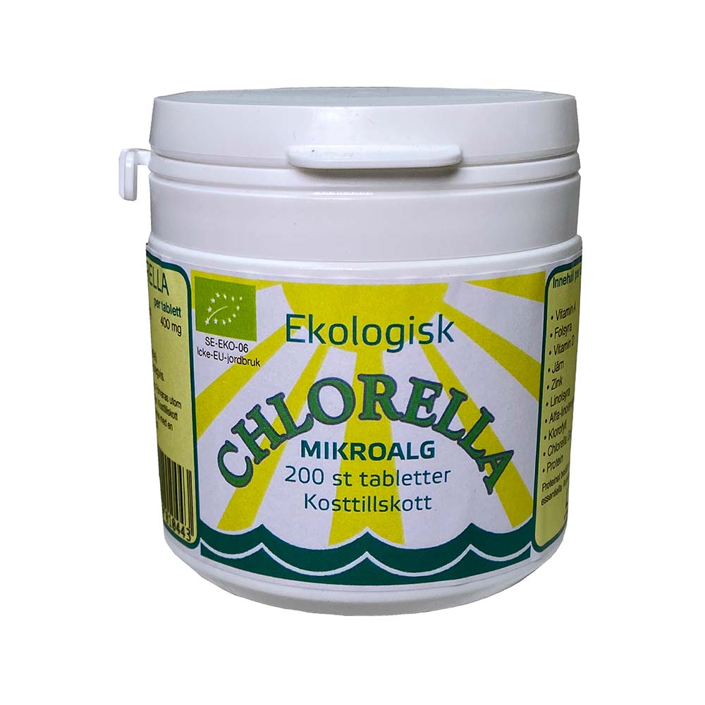 Chlorella 200 tabletter - Lindroos