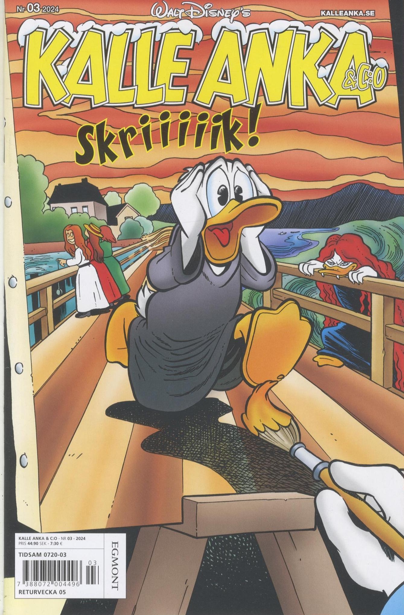 Kalle Anka & CO nr 3 2024, Skriiiiik! Utanför ramarna...