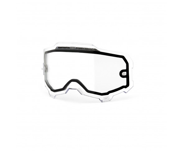 100%, ARMEGA VENTED DUAL PANE LENS CLEAR