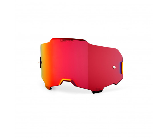 100%, ARMEGA REPLACEMENT LENS HIPER RED MIRROR, RÖD