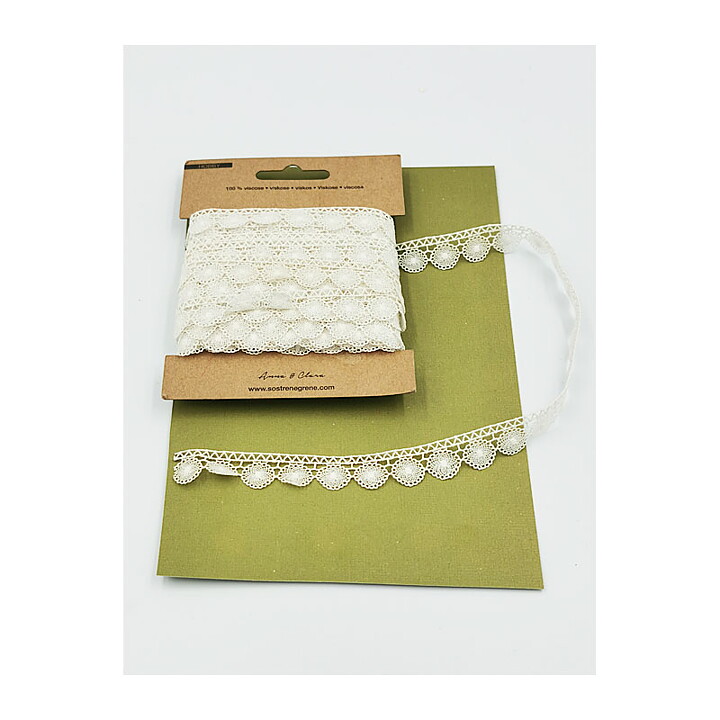 Ribbon Lace  - White 15 mm