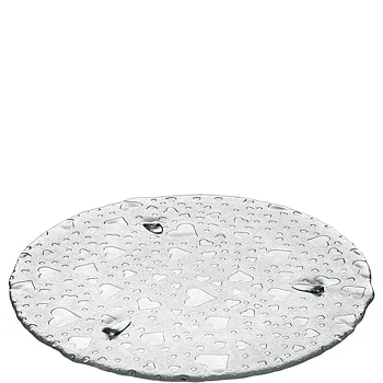 Heart Tårtfat 34cm Glas
