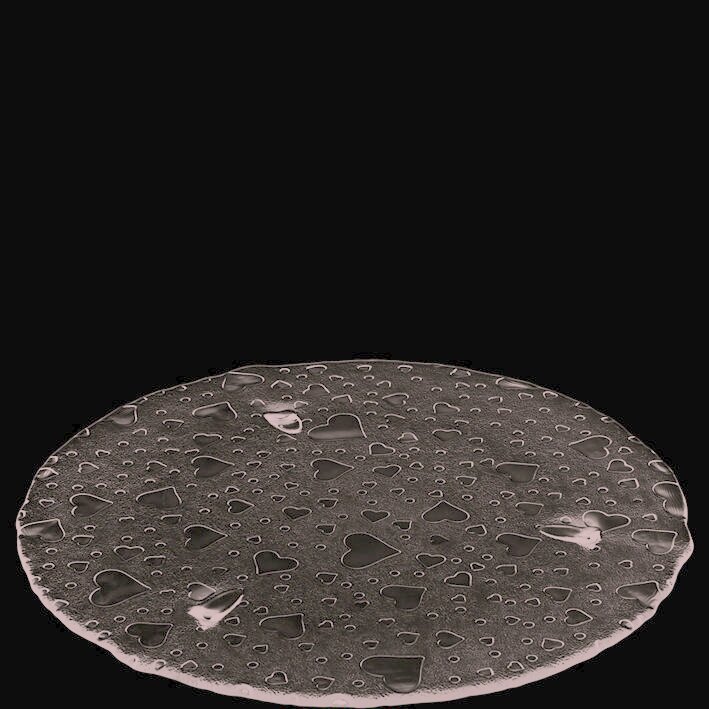 Heart Cake Dish 34cm Glass - 2