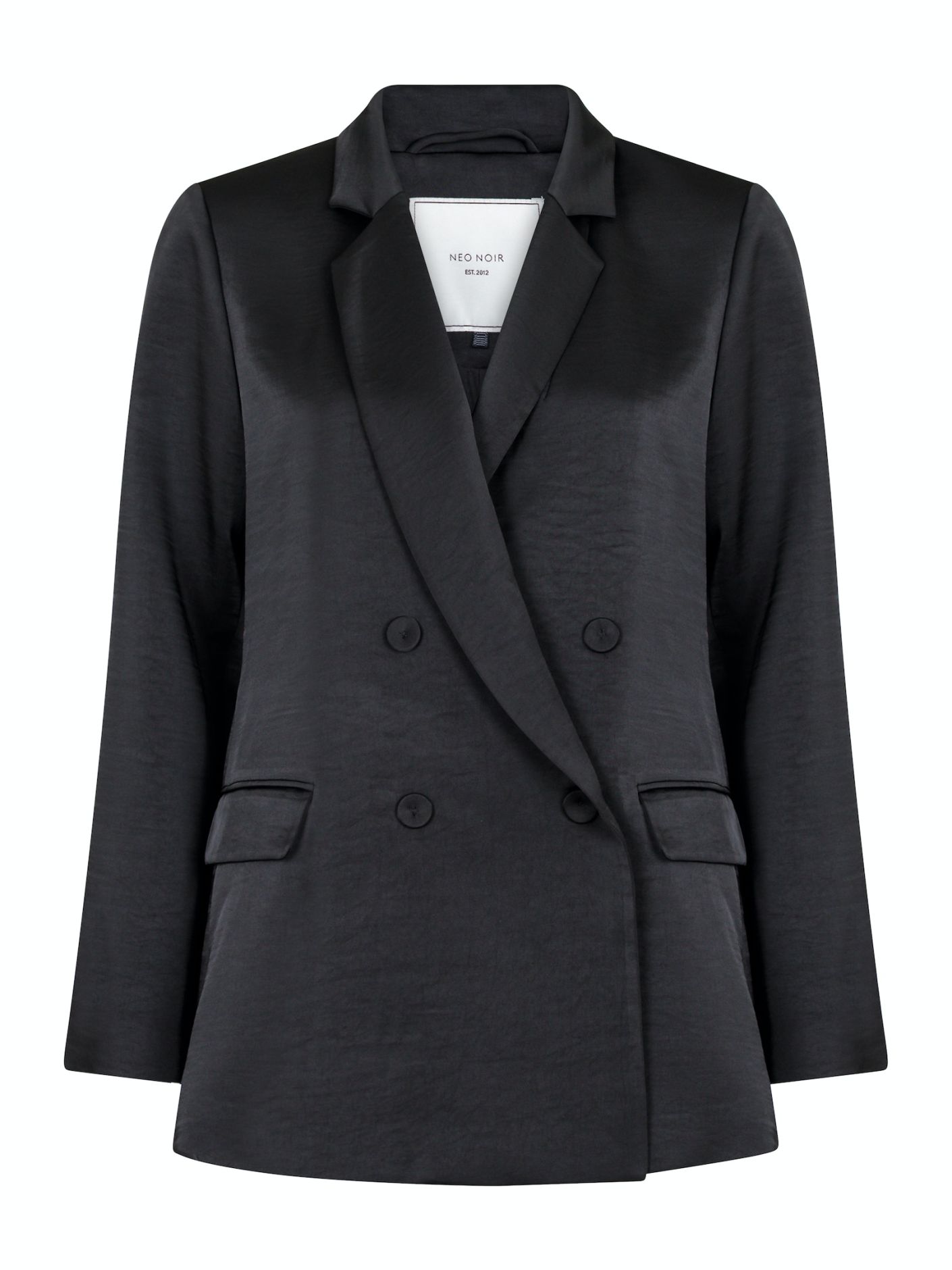 Neo Noir - Jardin Heavy Sateen Blazer Black - 3