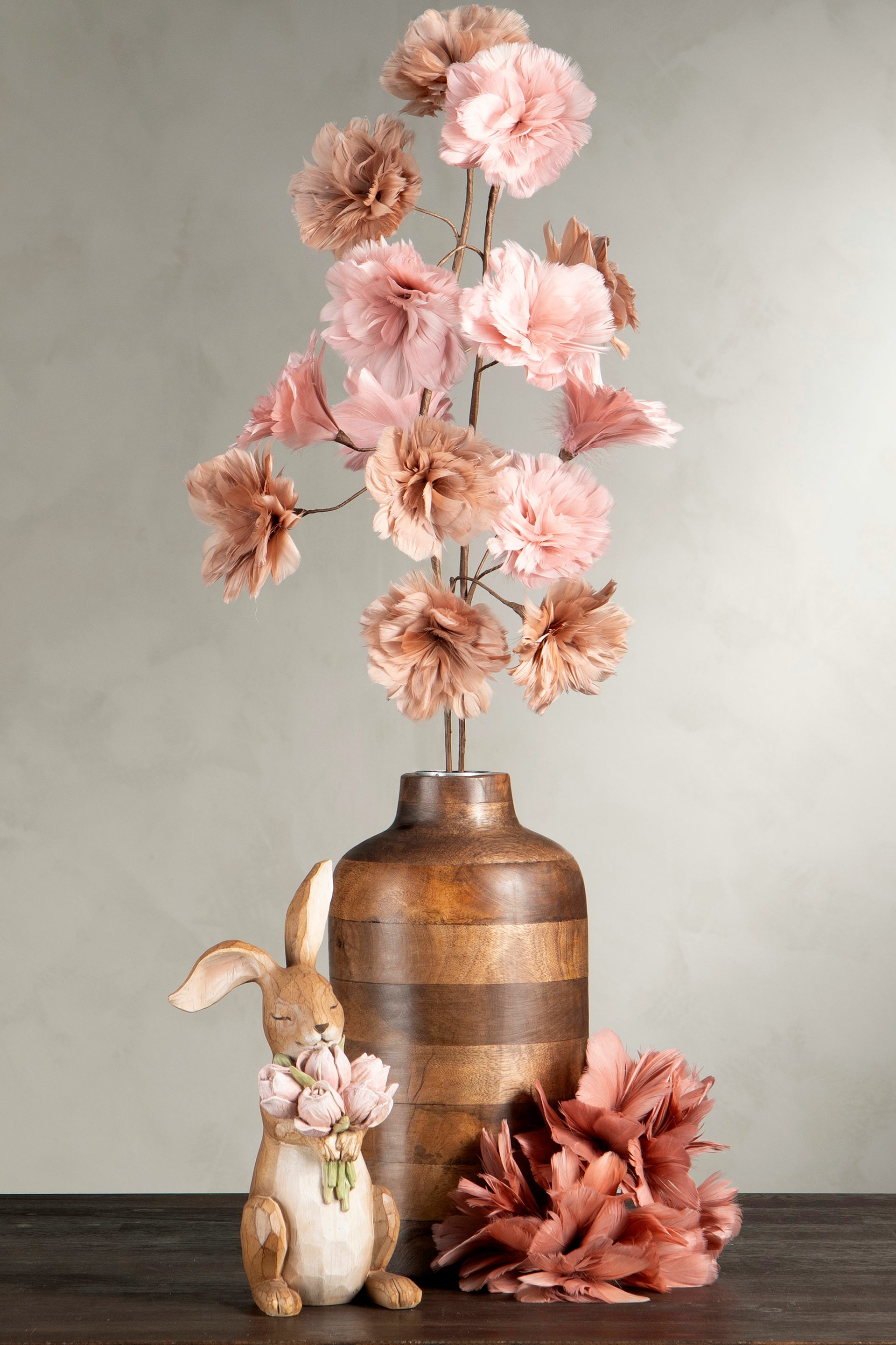 Branch Feather Flower - Mole - 100 cm - 5