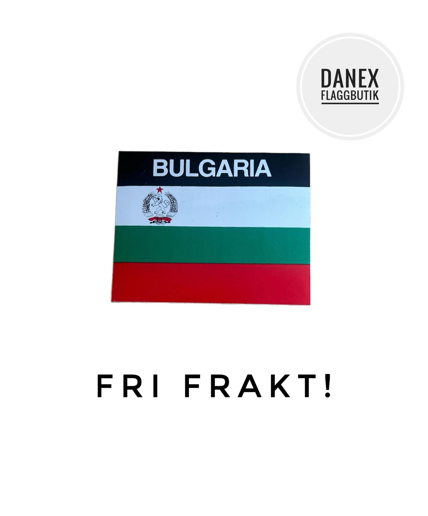 Klisterdekal - Bulgarien - Äldre 