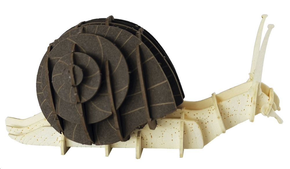3D-pappersmodell, Snigel - 2