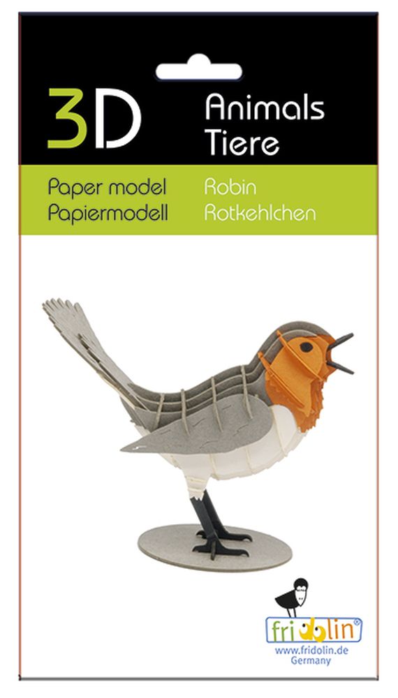 3D-pappersmodell, Rödhake