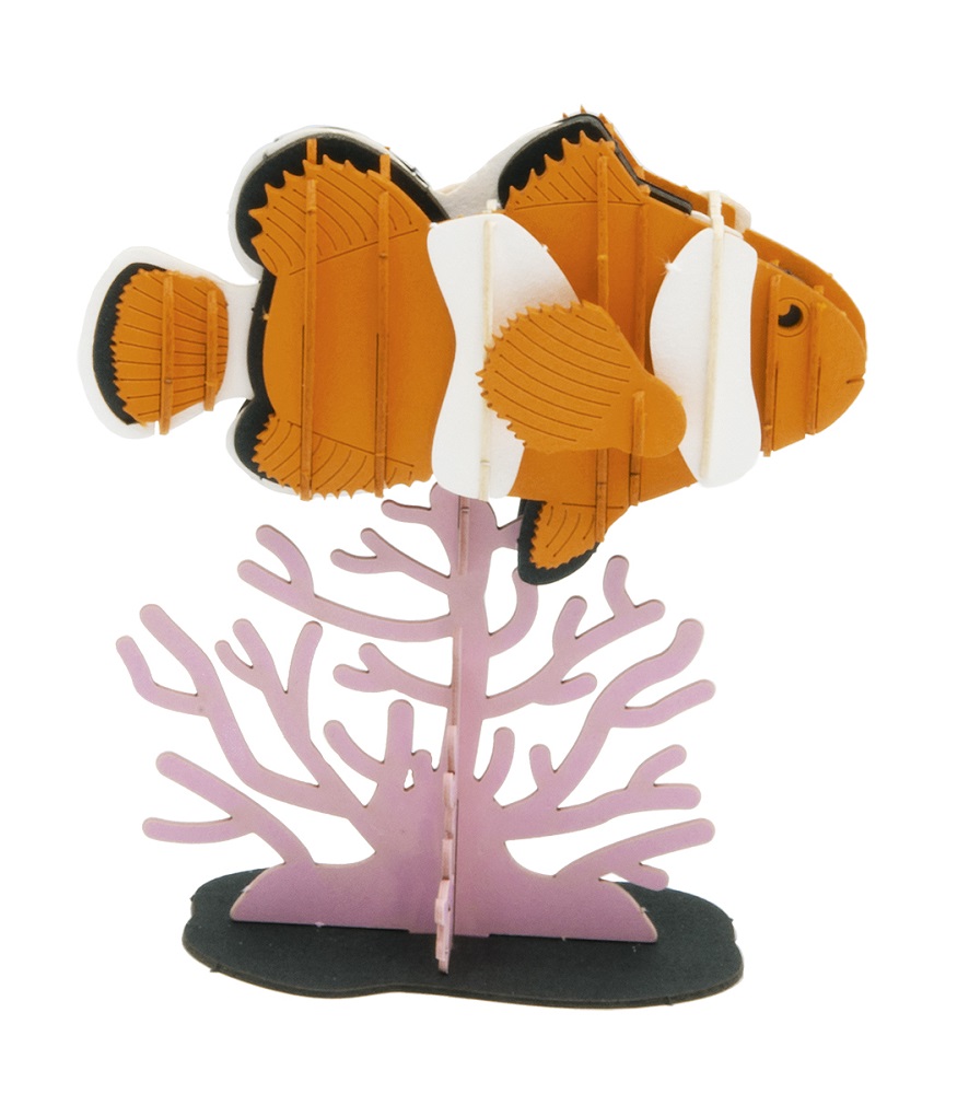 3D-papirmodel, Klovnfisk - 2
