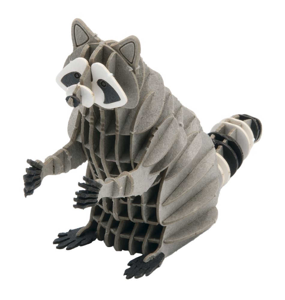 3D-pappersmodell, Tvättbjörn - 2