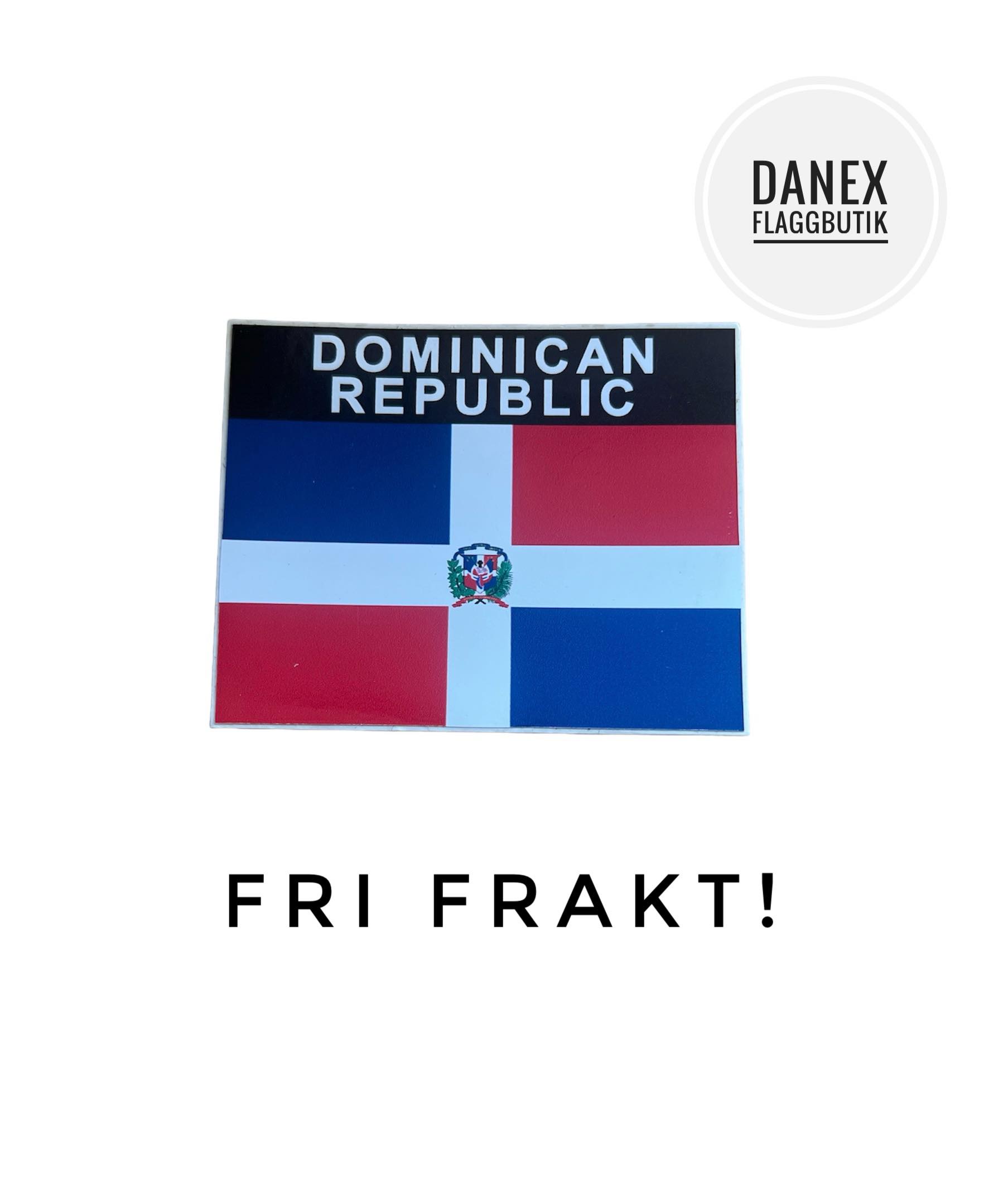 Klisterdekal - Dominikanska Republiken   