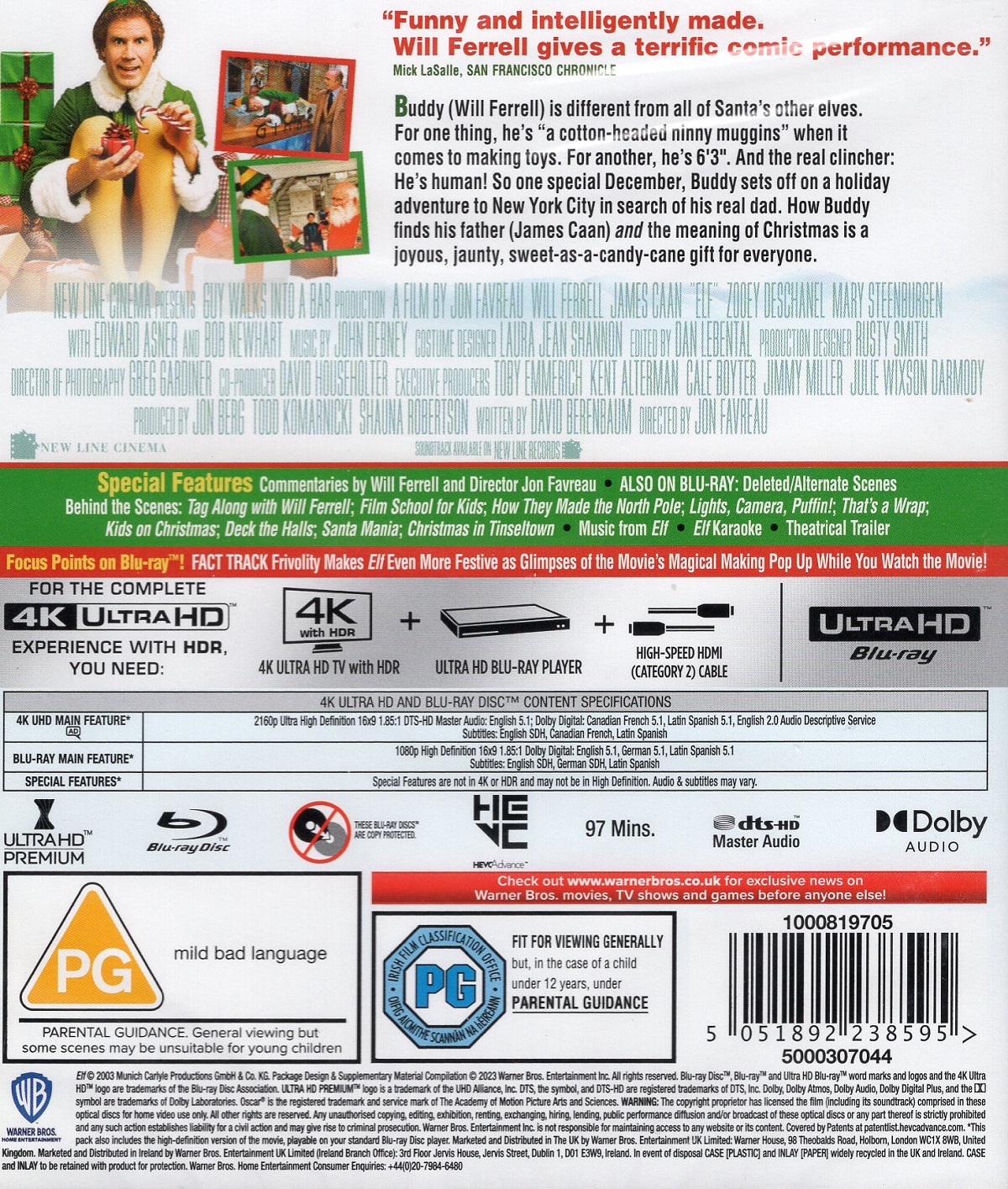 Elf (ej svensk text) (4K Ultra HD + Blu-ray) - 2